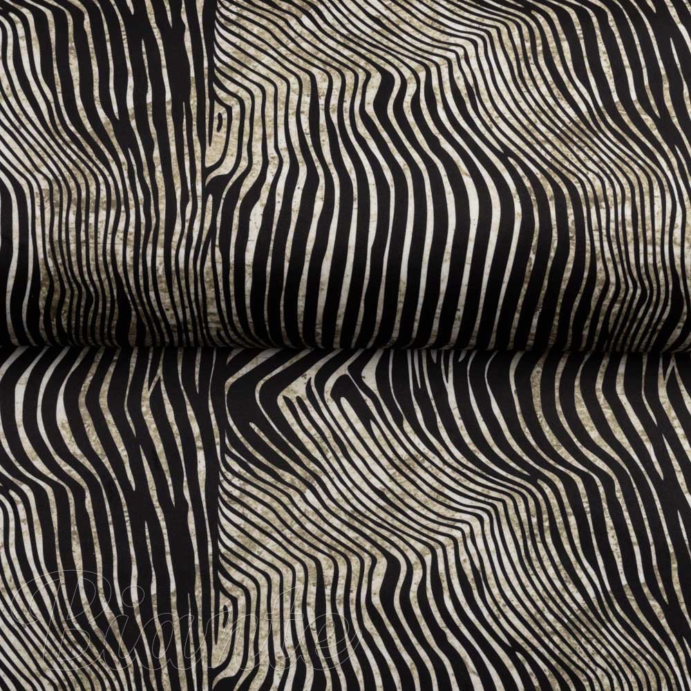 Sametová látka Tamara TMR-052 Zebrovaný vzor - šířka 140 cm - detail 3 - Biante.cz