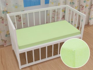 Dětské jersey napínací prostěradlo do postýlky JR-018 Pastelově zelené - Biante.cz Dětské jersey napínací prostěradlo do postýlky JR-018 Pastelově zelené - Biante.cz