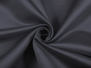 Látka polyesterový satén LUX-L056 Antracitově šedá - šířka 150 cm - detail 1 - Biante.cz Látka polyesterový satén LUX-L056 Antracitově šedá - šířka 150 cm - detail 1 - Biante.cz