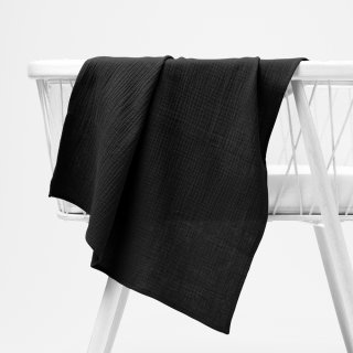 Mušelínová plienka/dečka MSN-087 Čierna - Biante.sk