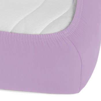 Jersey napínacie prestieradlo JR-012 Levanduľové - detail 1 - Biante.sk