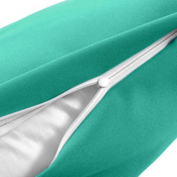 Dekorační povlak na polštář Rongo RG-091 Tyrkysově zelený - detail 1 - Biante.cz