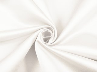 Látka polyesterový satén LUX-L052 Smetanově bílá - šířka 150 cm - detail 1 - Biante.cz Látka polyesterový satén LUX-L052 Smetanově bílá - šířka 150 cm - detail 1 - Biante.cz