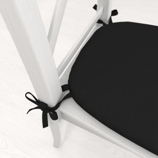 Oblý podsedák Rongo RG-014 Čierny - 39x37x3 cm - detail 1 - Biante.sk Oblý podsedák Rongo RG-014 Čierny - 39x37x3 cm - detail 1 - Biante.sk