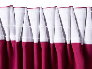 Řasící stuha RS-004 cik-cak bílá - výška 10 cm - řasení 1:2,5