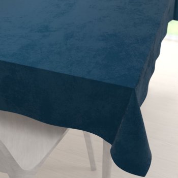 Sametový obdélníkový ubrus Velvet Premium SVP-028 Petrolejově modrý - Biante.cz