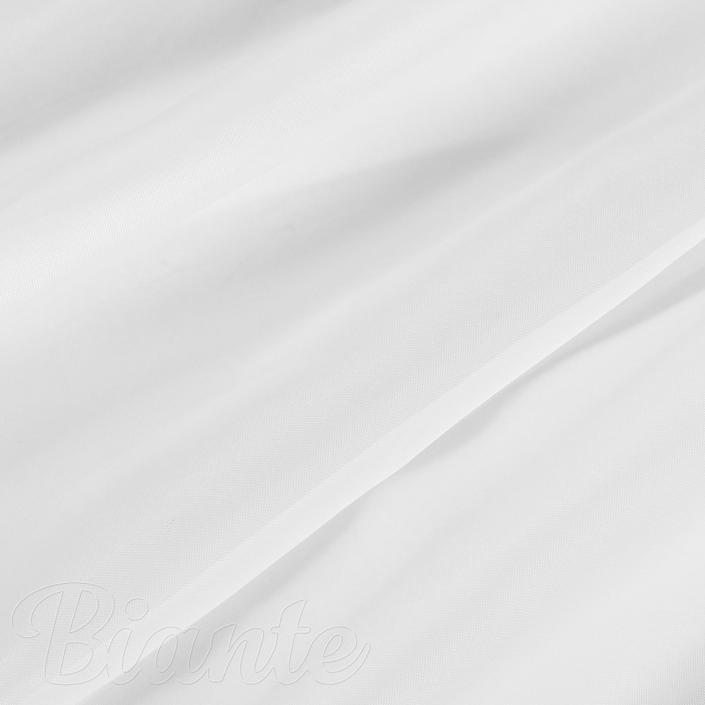 Voál bílý hladký bez olůvka ZAC-011 výška 155 cm - detail 6 - Biante.cz Voál bílý hladký bez olůvka ZAC-011 výška 155 cm - detail 6 - Biante.cz