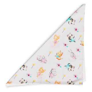 Dětský bavlněný šátek Sandra SA-671 Zvířátka baletky na bílém - detail 1 - Biante.cz Dětský bavlněný šátek Sandra SA-671 Zvířátka baletky na bílém - detail 1 - Biante.cz