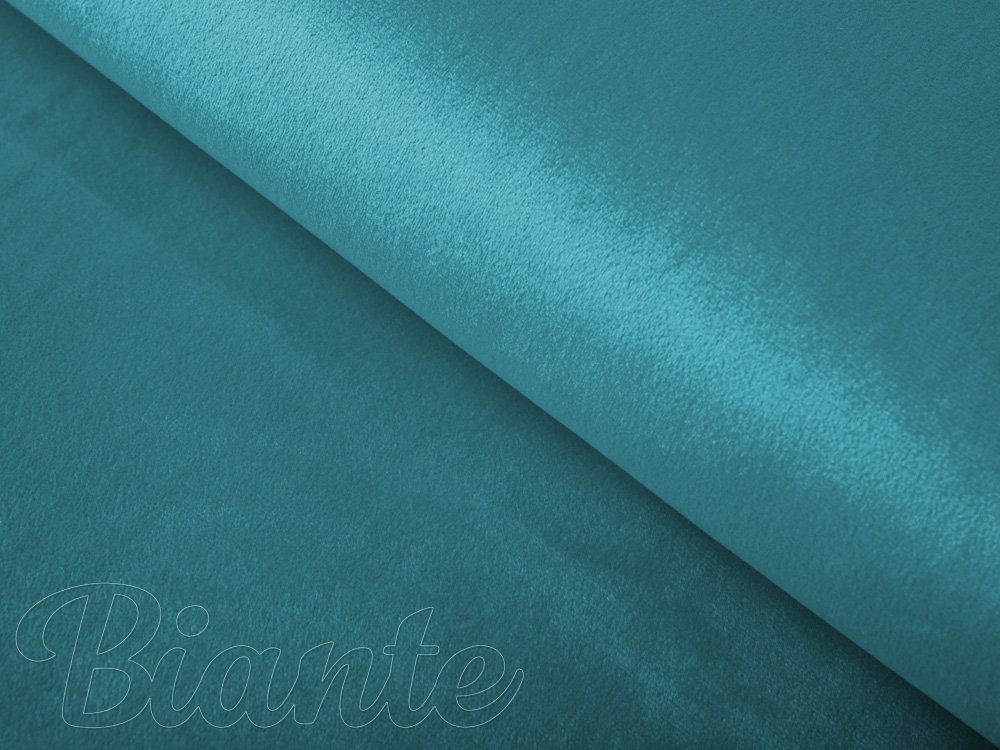 Sametová látka Velvet Premium SVP-035 Tyrkysově modrá - šířka 280 cm - Biante.cz Sametová látka Velvet Premium SVP-035 Tyrkysově modrá - šířka 280 cm - Biante.cz