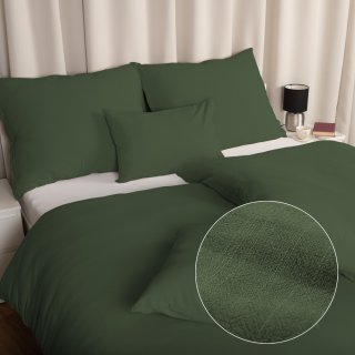 Ľanové posteľné obliečky LEN-020 Khaki zelené - predĺžené 140x220 cm - Biante.sk Ľanové posteľné obliečky LEN-020 Khaki zelené - predĺžené 140x220 cm - Biante.sk