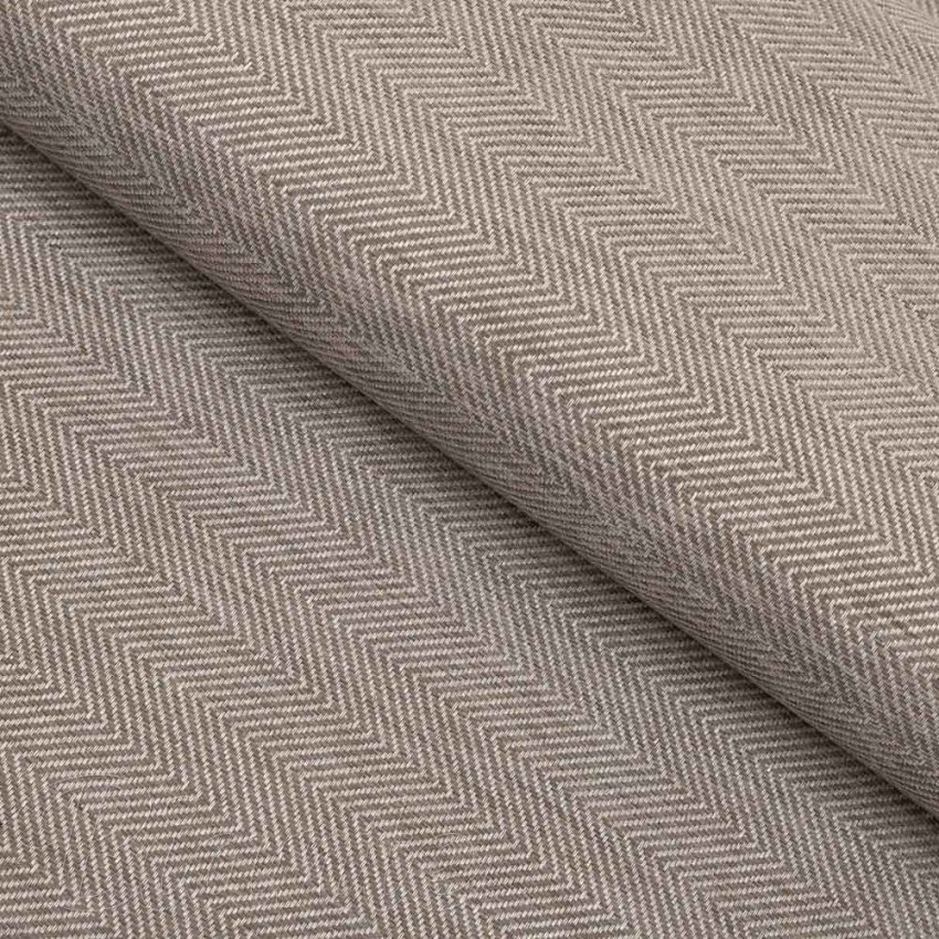 100% zatemňovací látka Blackout BKM-302 Šedohnědé cik-cak proužky - šířka 315 cm - detail 1 - Biante.cz