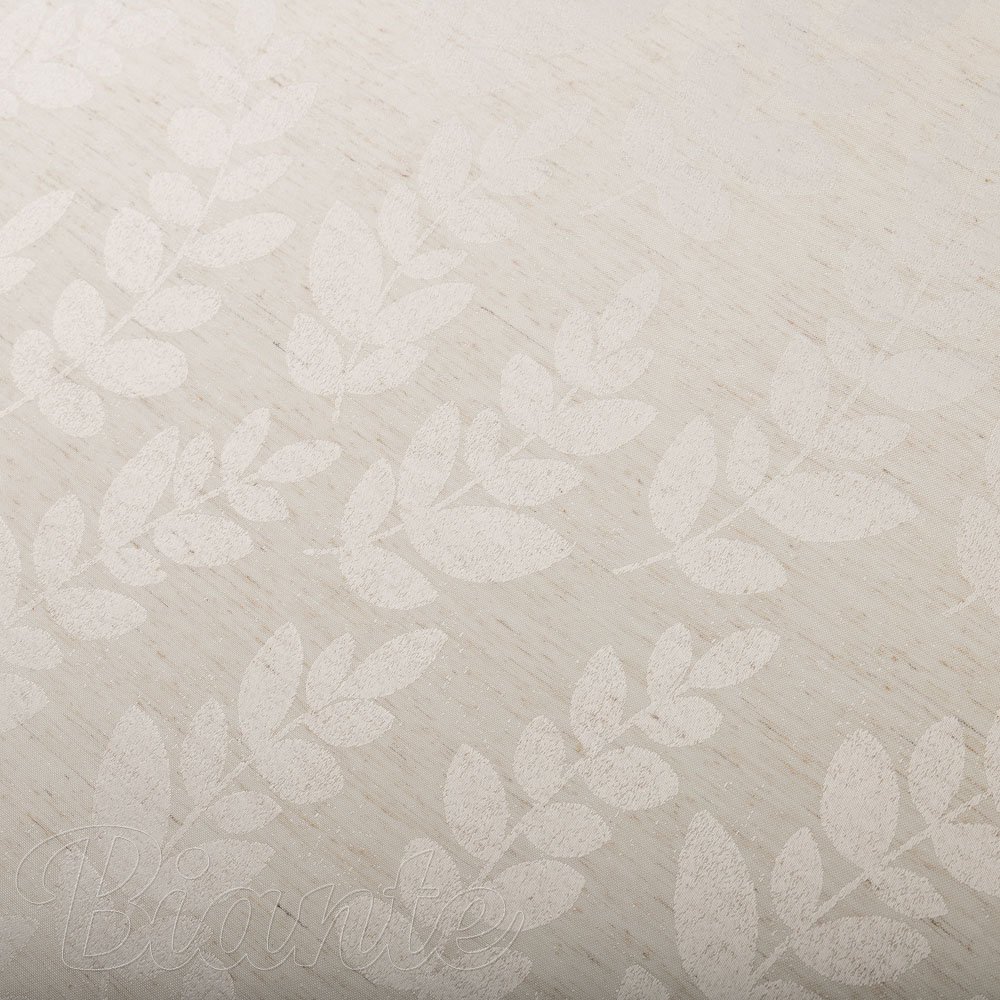 Teflonová látka na ubrusy TF-130 Akátové listy na režném - šířka 160 cm - detail 6 - Biante.cz