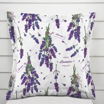 Dekorační povlak na polštář s lemem PML-084 Lavender - Biante.cz