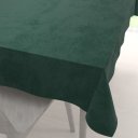 Velký sametový obdélníkový ubrus Velvet Premium SVP-044 Lesní zelená - Biante.cz