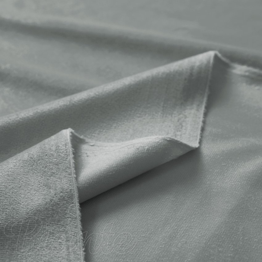 Sametová látka Velvet Premium SVP-046 Světle šedá - šířka 145 cm - detail 5 - Biante.cz