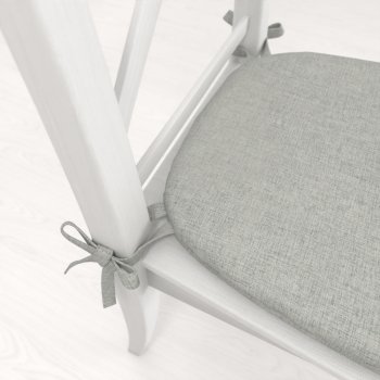 Oblý podsedák BKW-208 Šedé žíhání - 39x37x3 cm - detail 1 - Biante.cz Oblý podsedák BKW-208 Šedé žíhání - 39x37x3 cm - detail 1 - Biante.cz