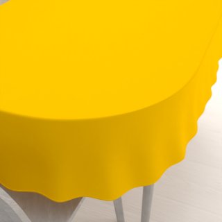Dekorační oválný ubrus Rongo RG-029 Sytě žlutý - Biante.cz