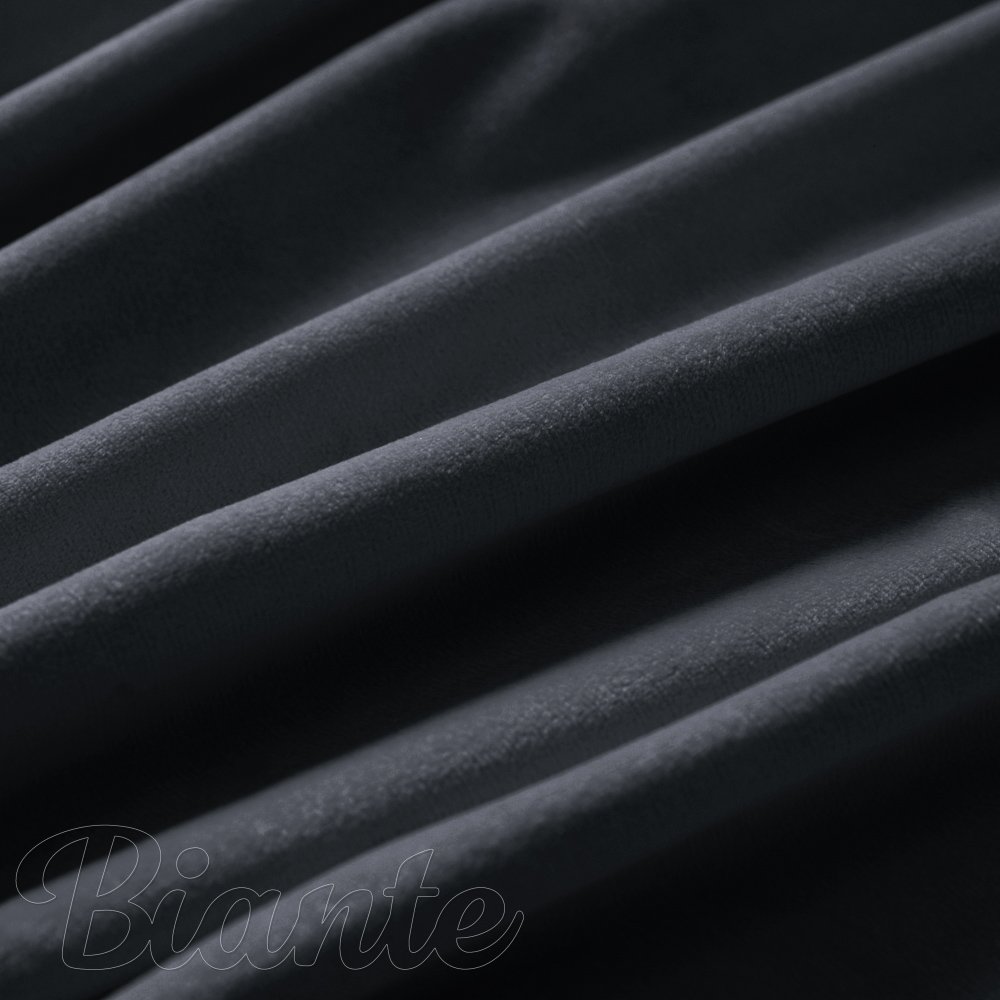 Zamatová látka Velvet Prémium SVP-004 Antracitovo sivá - šírka 280 cm - detail 4 - Biante.sk