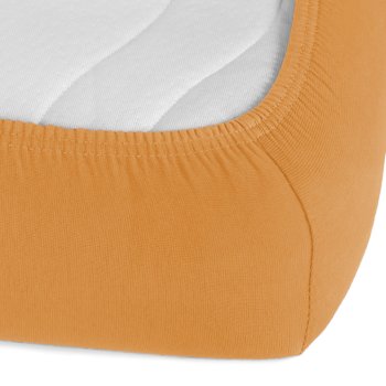 Jersey napínacie prestieradlo JR-022 Okrové - detail 1 - Biante.sk