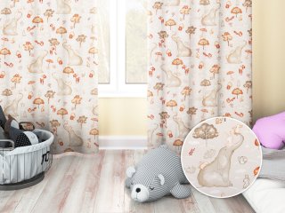 Detský bavlnený záves na mieru Sandra SA-692 Slon a jeho kamaráti na svetlo sivobéžovom - Biante.sk Detský bavlnený záves na mieru Sandra SA-692 Slon a jeho kamaráti na svetlo sivobéžovom - Biante.sk
