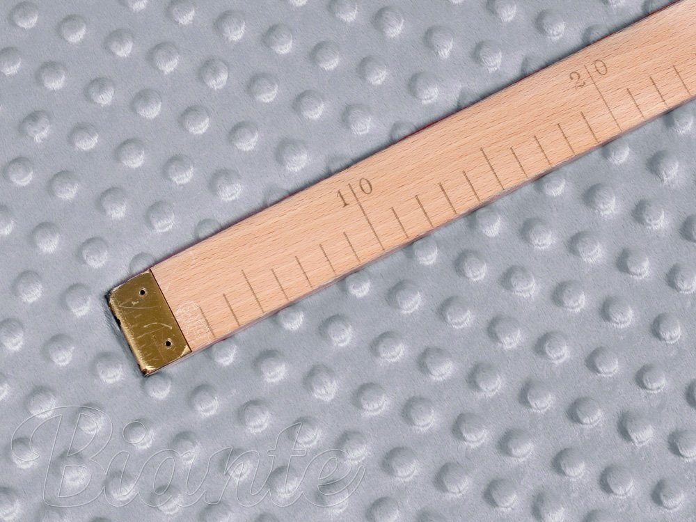 Dětská látka Minky 3D puntíky MKP-050 Stříbrnošedá - šířka 150 cm - detail 5 - Biante.cz Dětská látka Minky 3D puntíky MKP-050 Stříbrnošedá - šířka 150 cm - detail 5 - Biante.cz