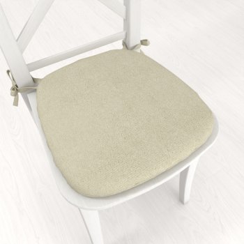 Oblý podsedák z imitace broušené kůže Alcantara ALC-021 Krémový - 39x37x3 cm - Biante.cz Oblý podsedák z imitace broušené kůže Alcantara ALC-021 Krémový - 39x37x3 cm - Biante.cz