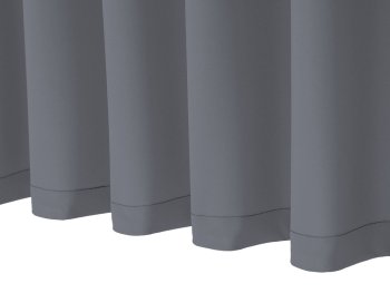 Dekorační závěs Rongo RG-017 Tmavě šedý - detail 1 - Biante.cz