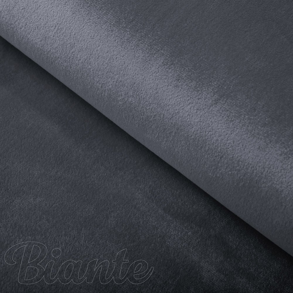 Zamatová látka Velvet Prémium SVP-004 Antracitovo sivá - šírka 280 cm - Biante.sk