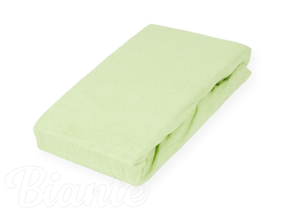 Froté napínací prostěradlo FR-018 Pastelově zelené - detail 2 - Biante.cz