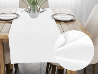Zamatový behúň na stôl Velvet Brick SVB-201 Snehovo biely - Biante.sk Zamatový behúň na stôl Velvet Brick SVB-201 Snehovo biely - Biante.sk