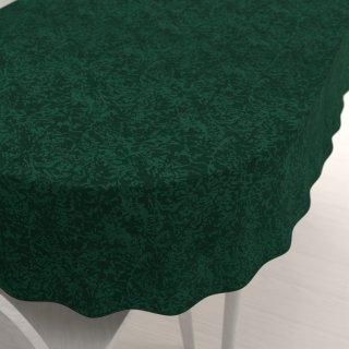Velký teflonový oválný ubrus TF-035 Venezia smaragdově zelený - Biante.cz Velký teflonový oválný ubrus TF-035 Venezia smaragdově zelený - Biante.cz