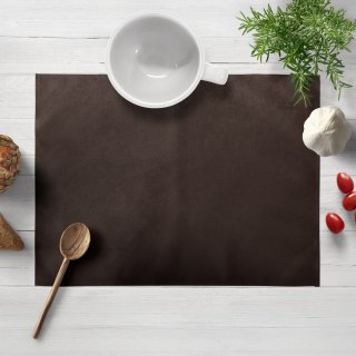 Sametové prostírání na stůl Velvet Premium SVP-016 Tmavě hnědé - Biante.cz