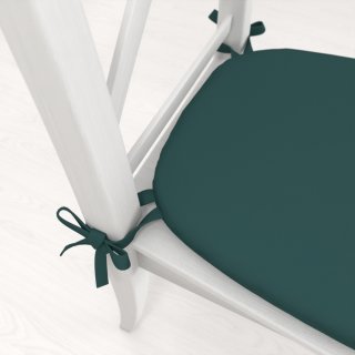 Oblý podsedák Rongo RG-099 Tmavý fľaškovo zelený - 39x37x3 cm - detail 1 - Biante.sk