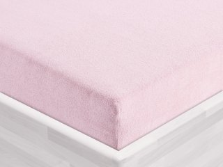Dětské froté napínací prostěradlo do postýlky FR-032 Pudrově růžová - detail 1 - Biante.cz Dětské froté napínací prostěradlo do postýlky FR-032 Pudrově růžová - detail 1 - Biante.cz