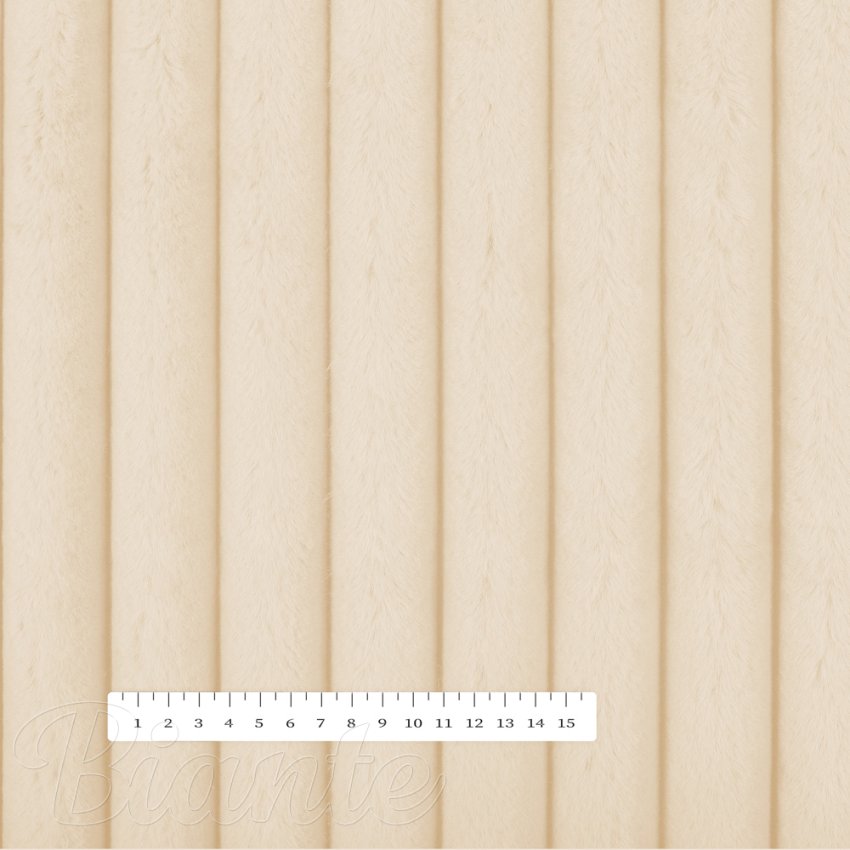Plyš/umělá kožešina PL-009 Světle béžová - šířka 150 cm - detail 3 - Biante.cz