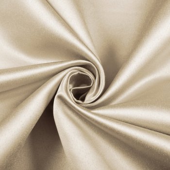 Látka polyesterový satén LUX-054 Latte - šířka 150 cm