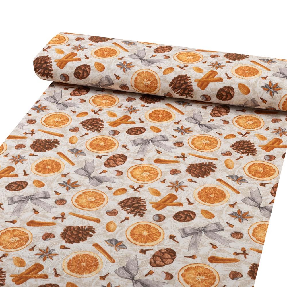 Dekorační látka Leona LN-171 Vůně podzimu - šířka 140 cm