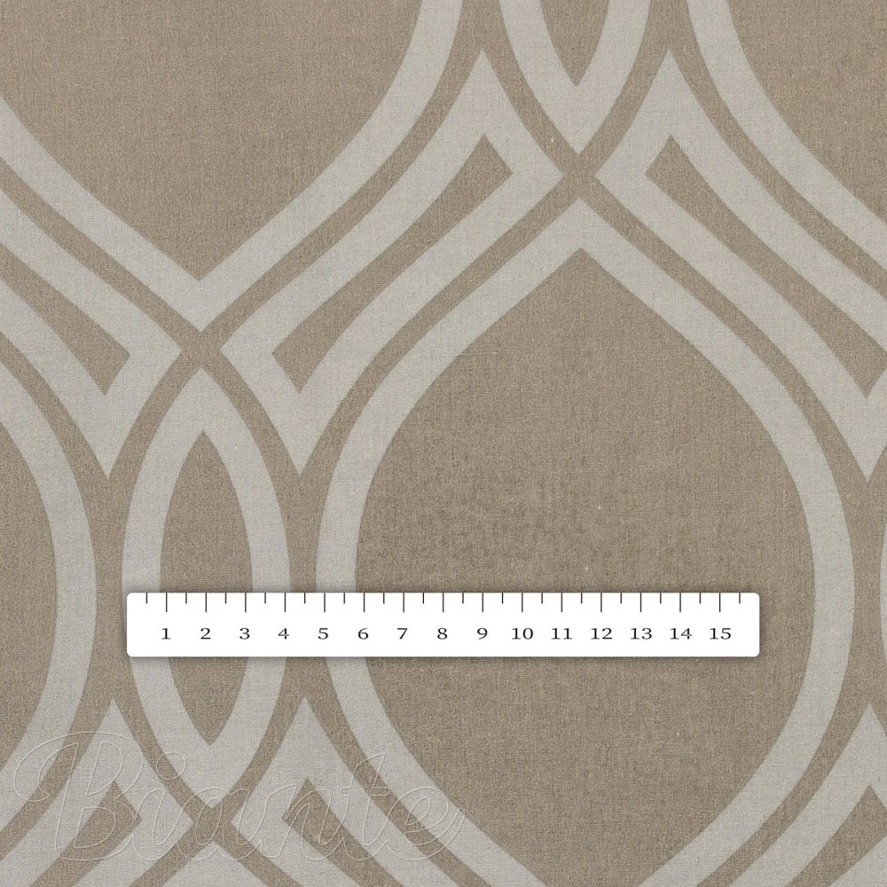 Bavlněná látka/plátno Sandra SA-665 Hnědo-šedý retro vzor - šířka 160 cm - detail 3 - Biante.cz