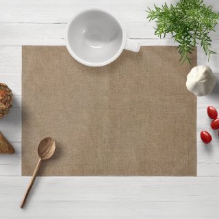 Dekorační prostírání na stůl Porto PRT-020 Kávově hnědá režná - Biante.cz