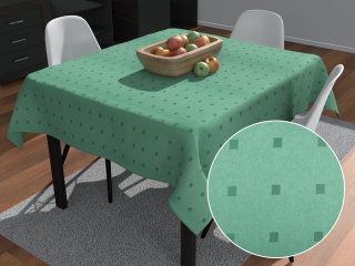 Dekoračný štvorcový obrus PM-023 Štvorčeky na svetlo zelenom - Biante.sk Dekoračný štvorcový obrus PM-023 Štvorčeky na svetlo zelenom - Biante.sk