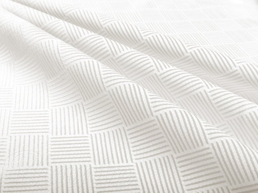 Teflonová látka na ubrusy - Milano TF-049 - smetanová - šířka 160 cm - detail 2 - Biante.cz