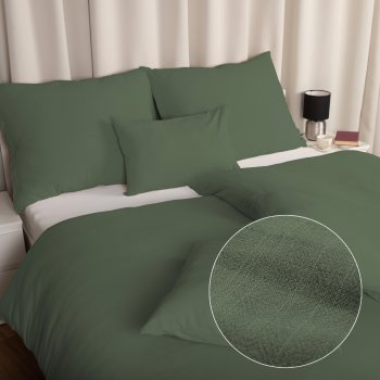 Ľanové posteľné obliečky LEN-020 Khaki zelené - predĺžené 140x220 cm - Biante.sk Ľanové posteľné obliečky LEN-020 Khaki zelené - predĺžené 140x220 cm - Biante.sk
