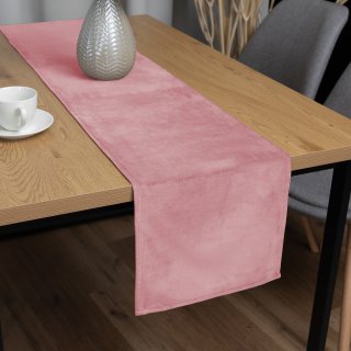 Zamatový behúň na stôl Velvet Prémium SVP-033 Staroružový - Biante.sk