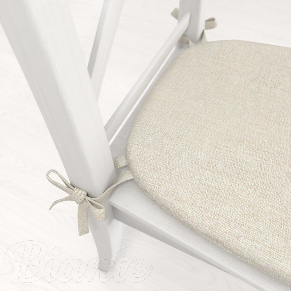 Oblý podsedák BKW-207 Pískový žíhaný - 39x37x3 cm - detail 1 - Biante.cz