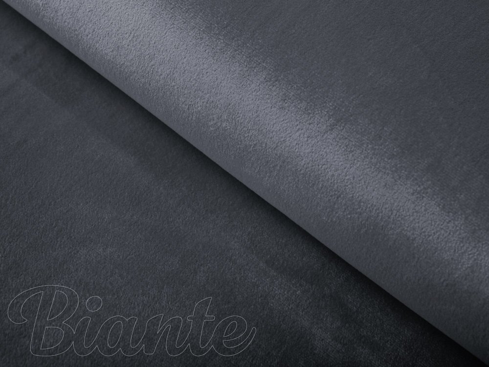 Sametová látka Velvet Premium SVP-004 Antracitově šedá - šířka 280 cm - Biante.cz Sametová látka Velvet Premium SVP-004 Antracitově šedá - šířka 280 cm - Biante.cz