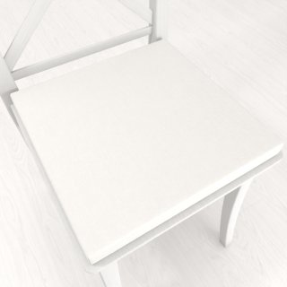 Štvorcový podsedák BKW-201 Slonová kosť žíhaná - 38x38x3 cm - Biante.sk