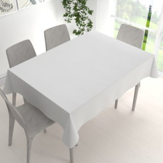 Velký dekorační obdélníkový ubrus BKU-112 Kouřově bílý - detail 1 - Biante.cz