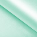 Látka polyesterový satén LUX-059 Světle mintová - šířka 150 cm - detail 2 - Biante.cz