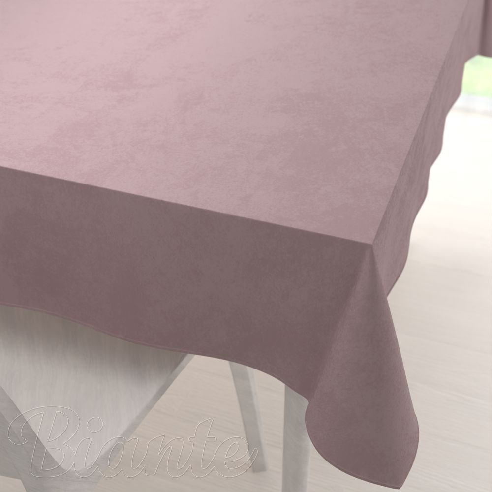 Sametový obdélníkový ubrus Velvet Premium SVP-031 Tmavě starorůžový - Biante.cz