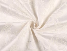 Dekorační látka PM-077 Zámecký vzor na krémově béžovém - šířka 140 cm - detail 3 - Biante.cz